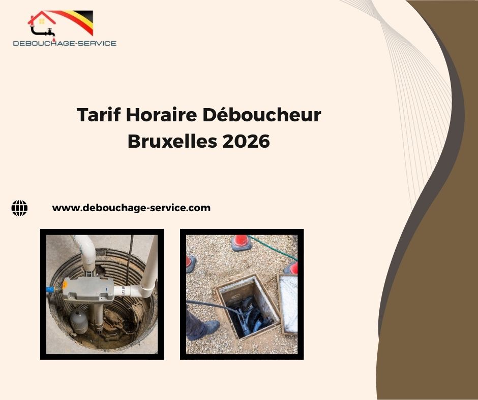 Tarif Horaire Déboucheur Bruxelles 2026