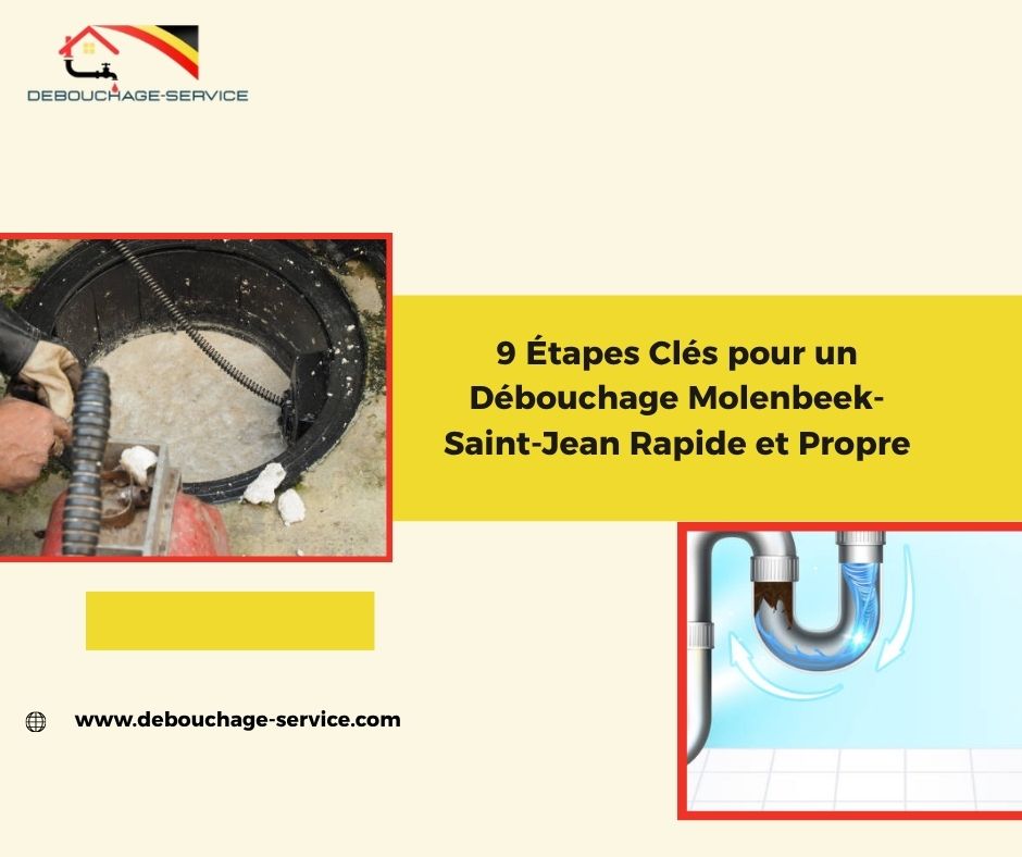 Étapes Clés pour un Débouchage Molenbeek-Saint-Jean Rapide et Propre