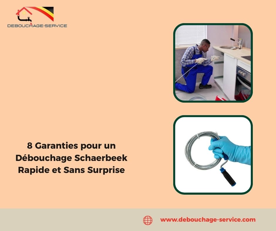 Garanties pour un Débouchage Schaerbeek Rapide et Sans Surprise