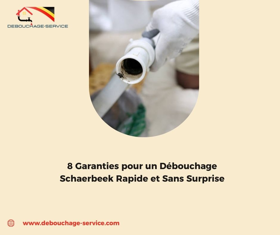 Garanties pour un Débouchage Schaerbeek Rapide et Sans Surprise