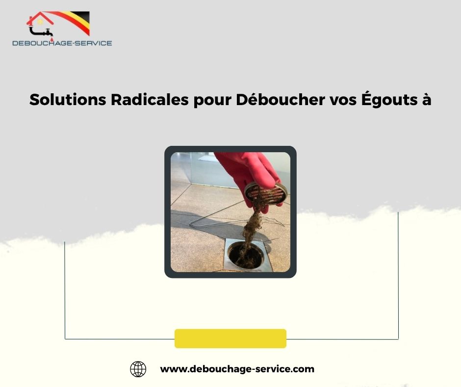 Solutions Radicales pour Déboucher vos Égouts