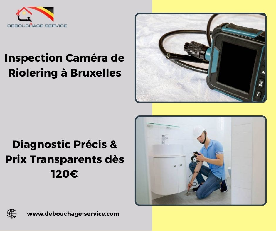 Inspection Caméra de Riolering à Bruxelles