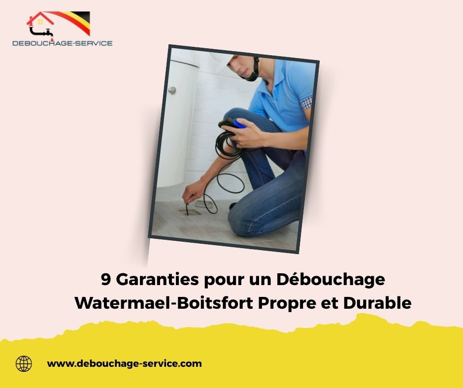 9 Garanties pour un Débouchage Watermael-Boitsfort Propre et Durable