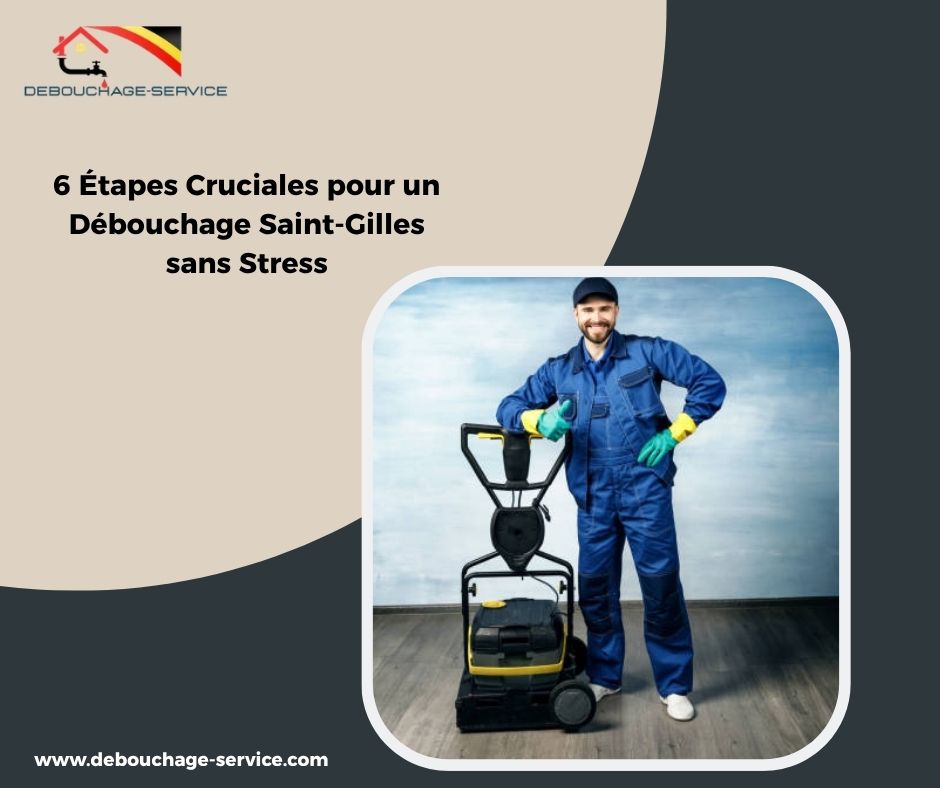 6 Étapes Cruciales pour un Débouchage Saint-Gilles sans Stress