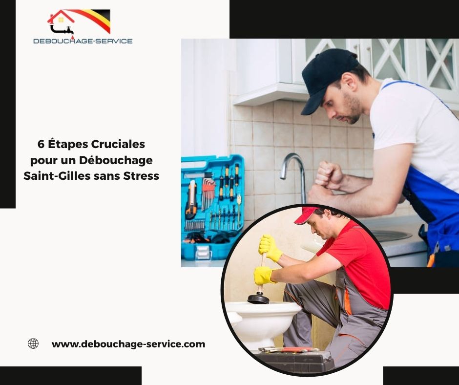 6 Étapes Cruciales pour un Débouchage Saint-Gilles sans Stress