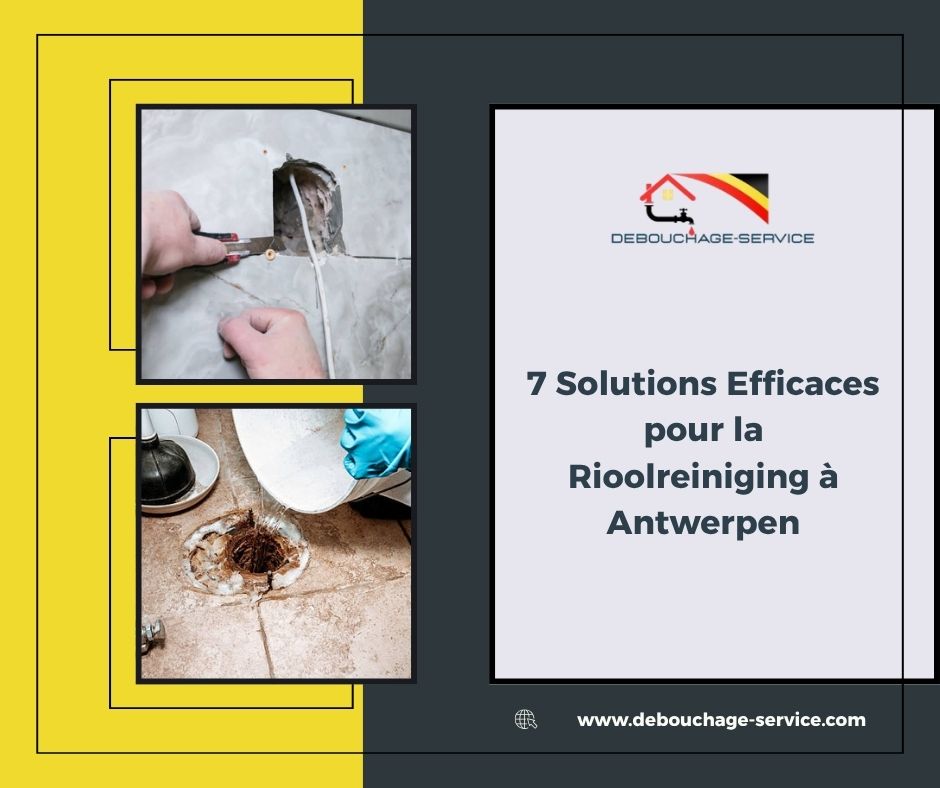 Solutions Efficaces pour la Rioolreiniging à Antwerpen