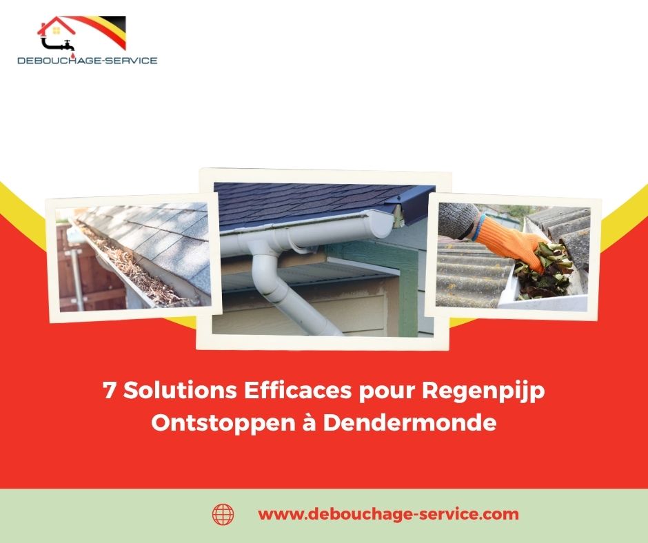 Solutions Efficaces pour Regenpijp Ontstoppen à Dendermonde