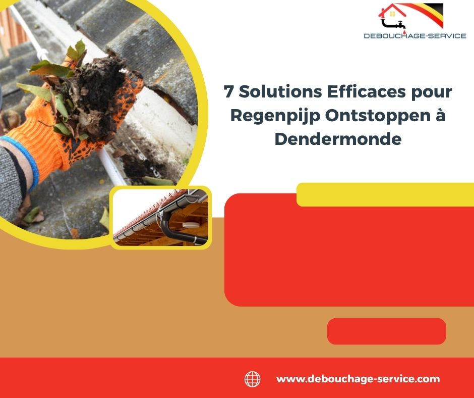 Solutions Efficaces pour Regenpijp Ontstoppen à Dendermonde