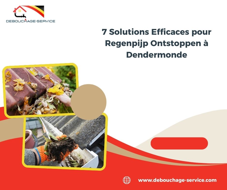 Solutions Efficaces pour Regenpijp Ontstoppen à Dendermonde