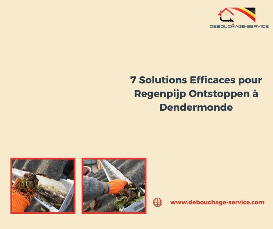 Solutions Efficaces pour Regenpijp Ontstoppen à Dendermonde