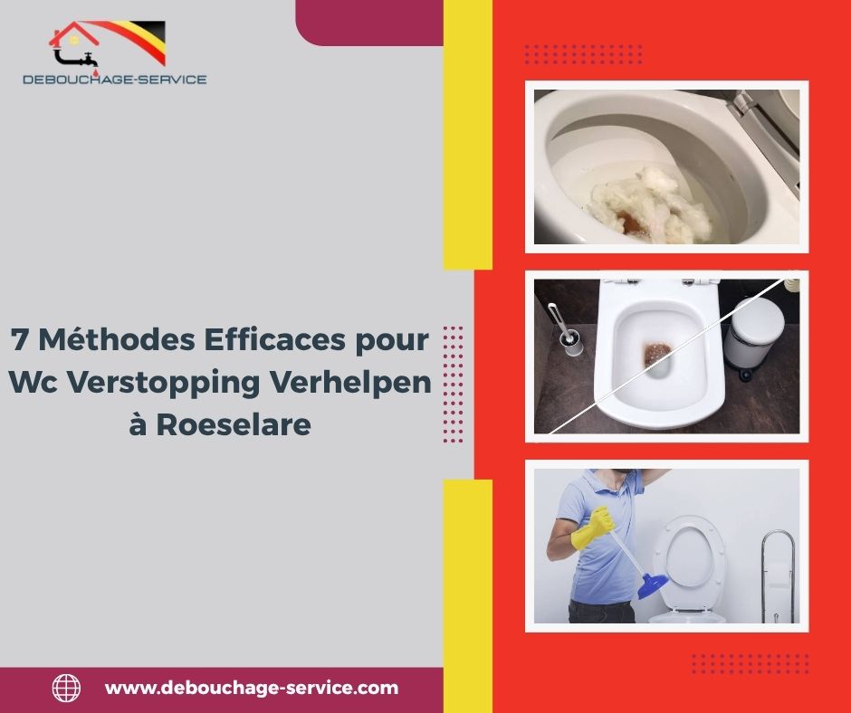 Méthodes Efficaces pour Wc Verstopping Verhelpen à Roeselare