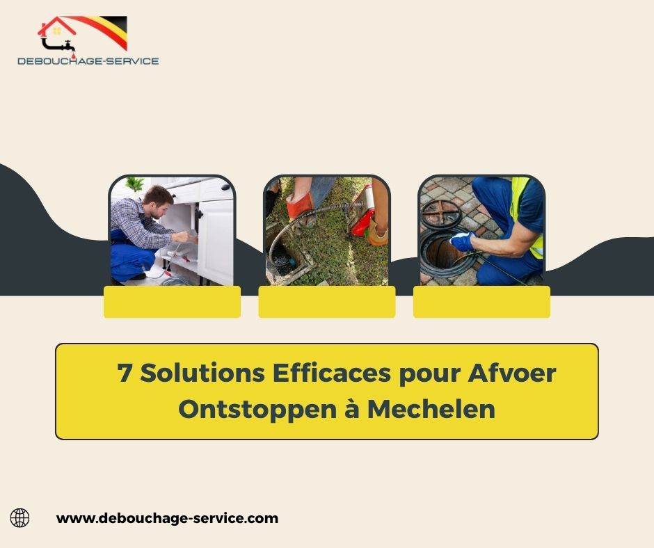 Solutions Efficaces pour Afvoer Ontstoppen à Mechelen