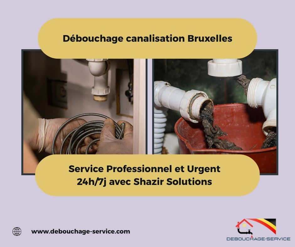 Débouchage canalisation Bruxelles