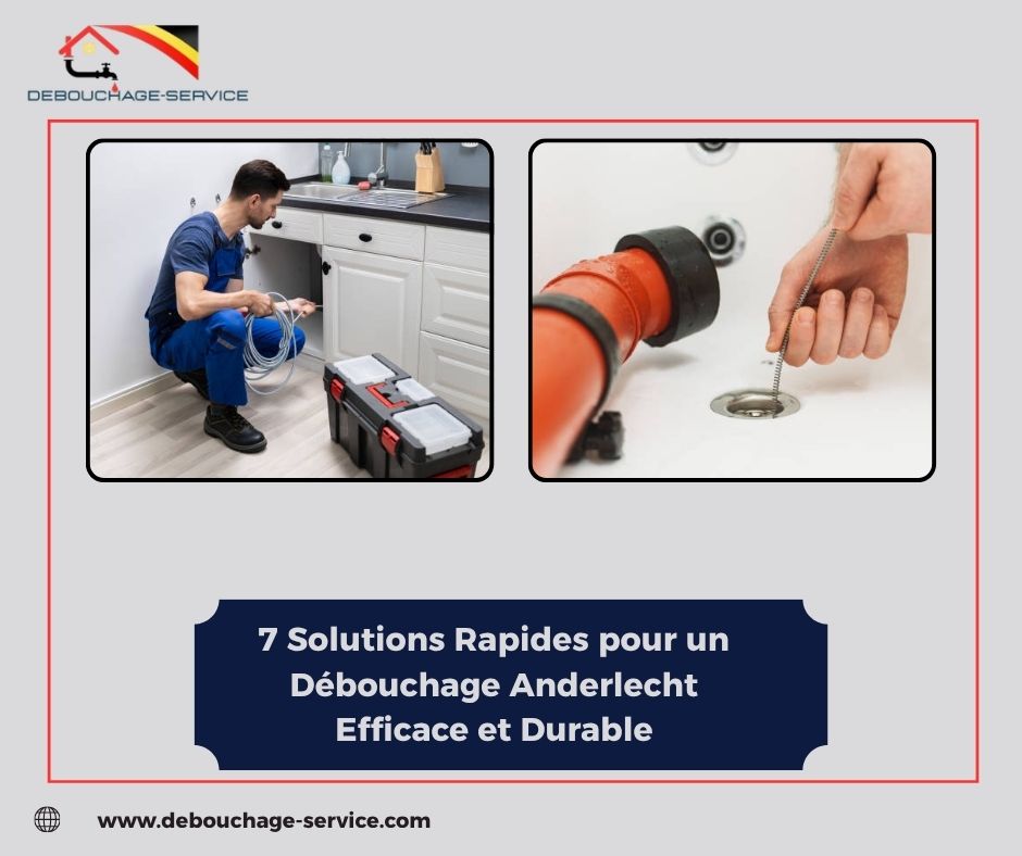 Solutions Rapides pour un Débouchage Anderlecht Efficace et Durable